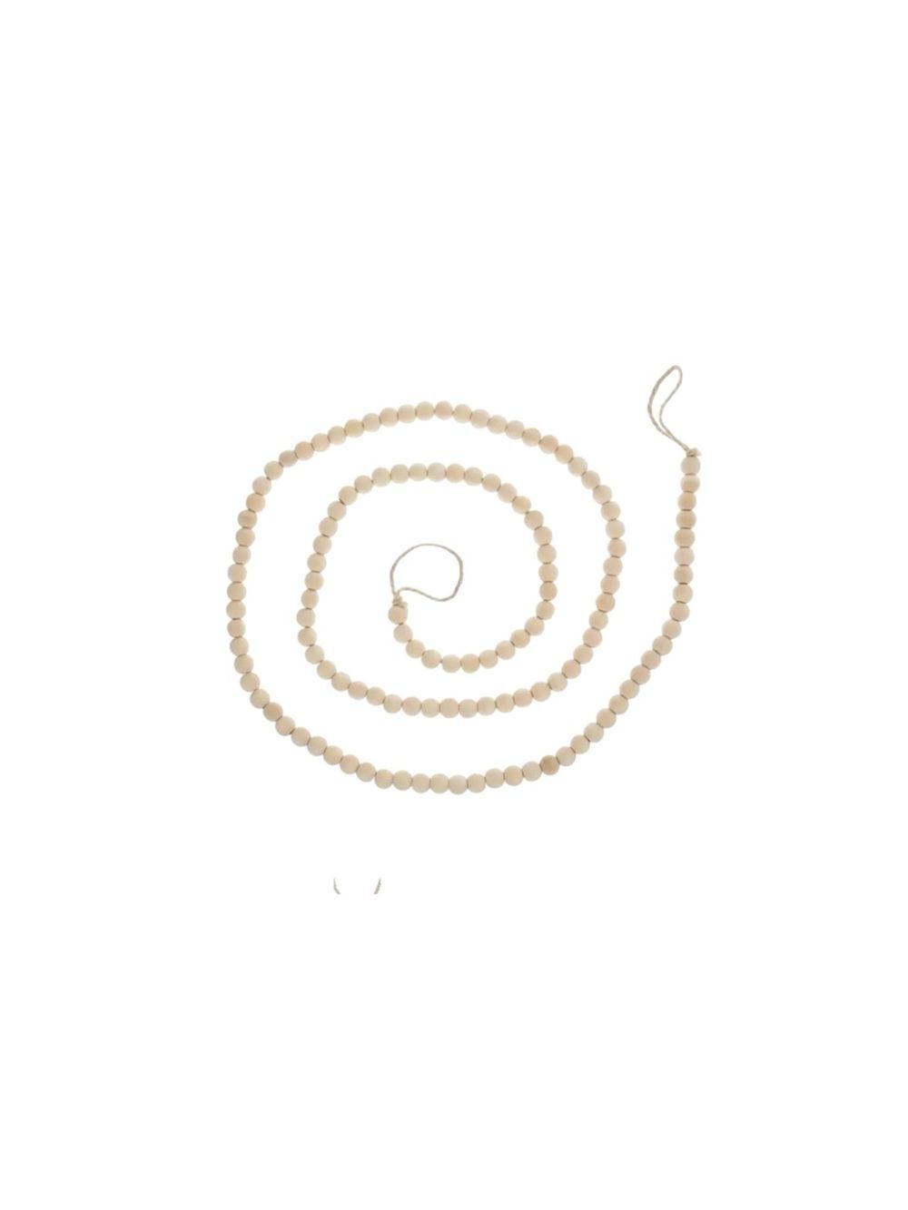 Neutral Wood Beaded Garland (4)